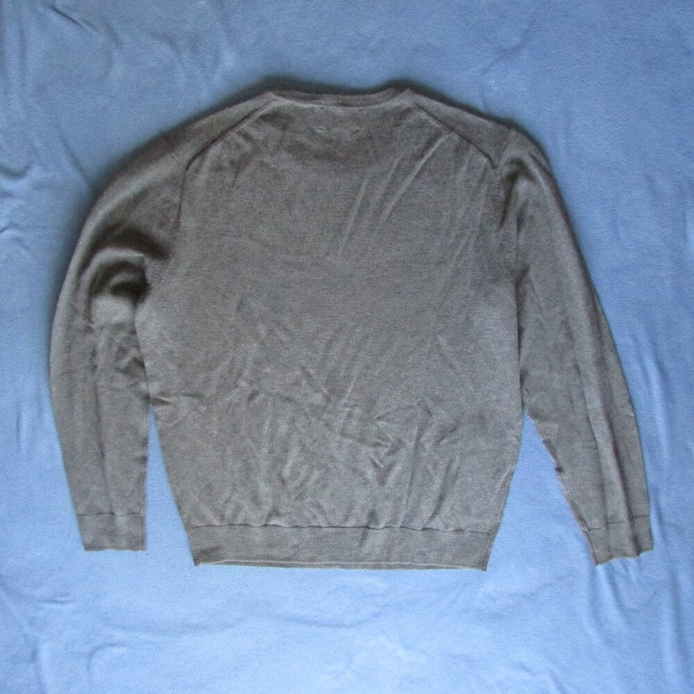 Black Brown 1826 Gray Crewneck Sweater - Picture 10 of 14